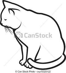 213x236 Image Result For Clip Art Cat Line Drawings Clay Ideas