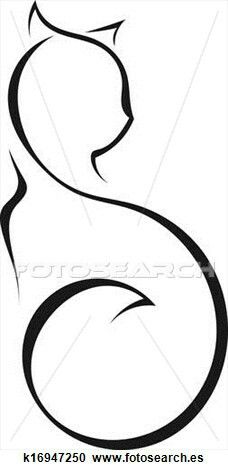 228x470 Cat Pattern Art, Cats, Cat Drawing