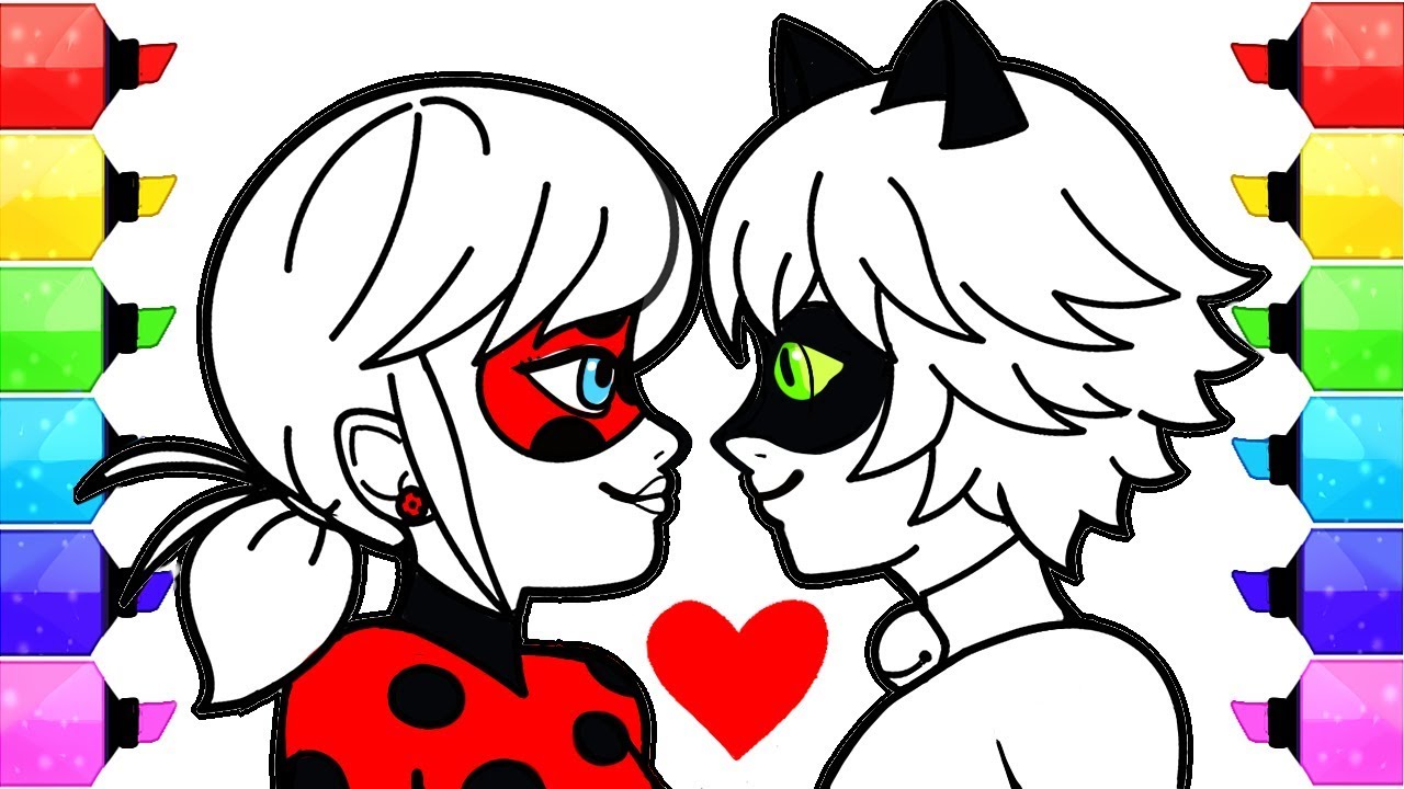 1280x720 miraculous ladybug coloring pages how to draw and color ladybug