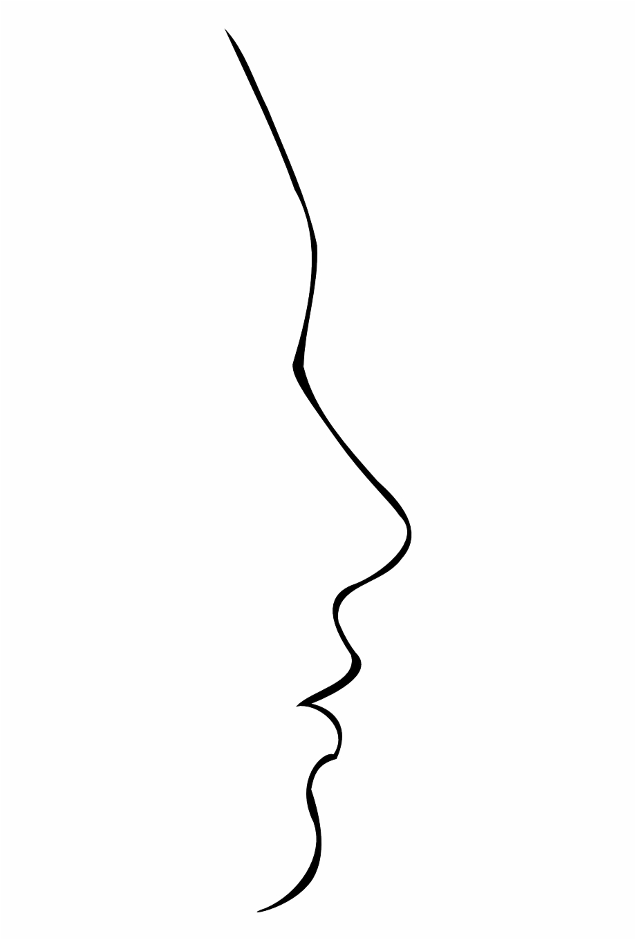 920x1361 Face Head Profile Silhouette Png Image