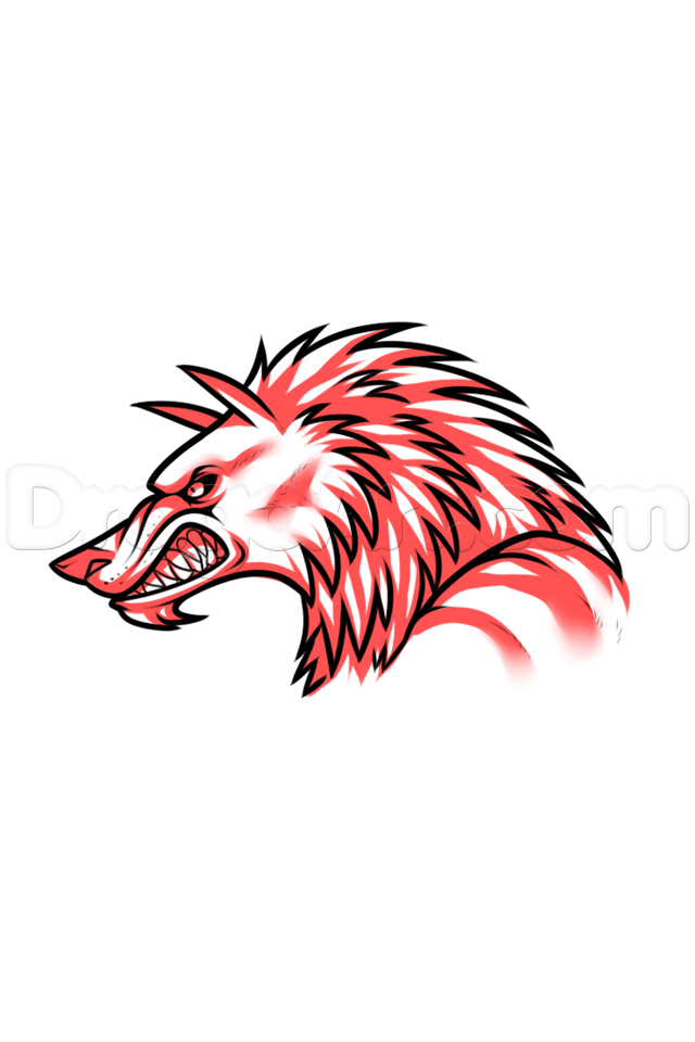 640x960 Step Werewolf Profile Drawing Lesson