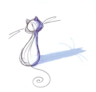 400x382 Cat Shadow Photo