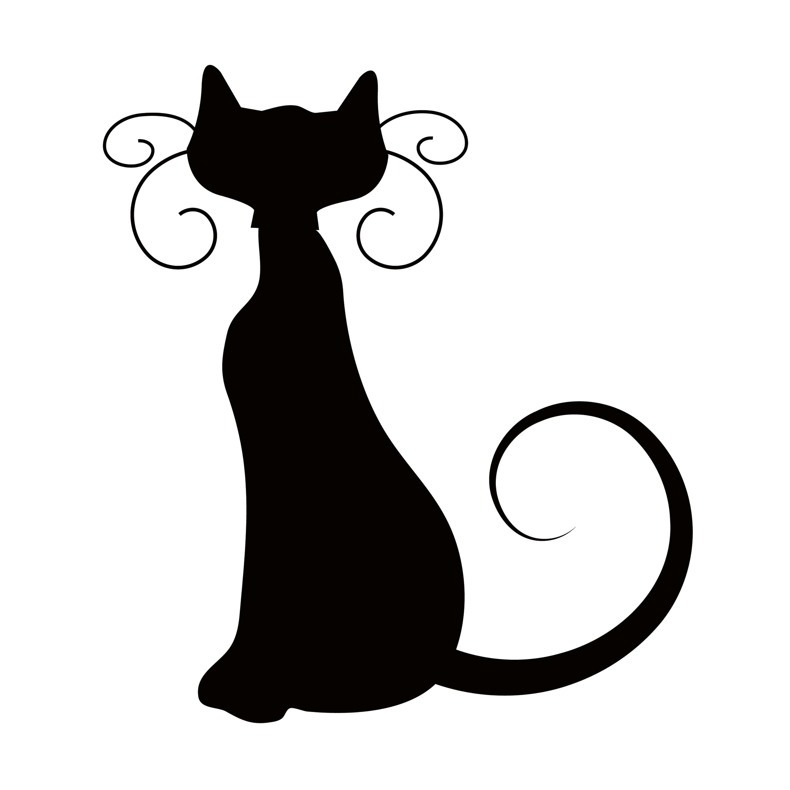 3000x3000 Kittens Drawing Halloween Huge Freebie! Download For Powerpoint