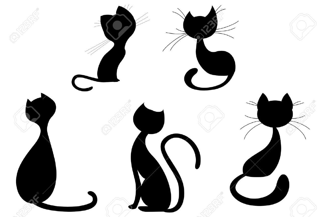 1300x866 Crafts Cat Silhouette Tattoos, Cat