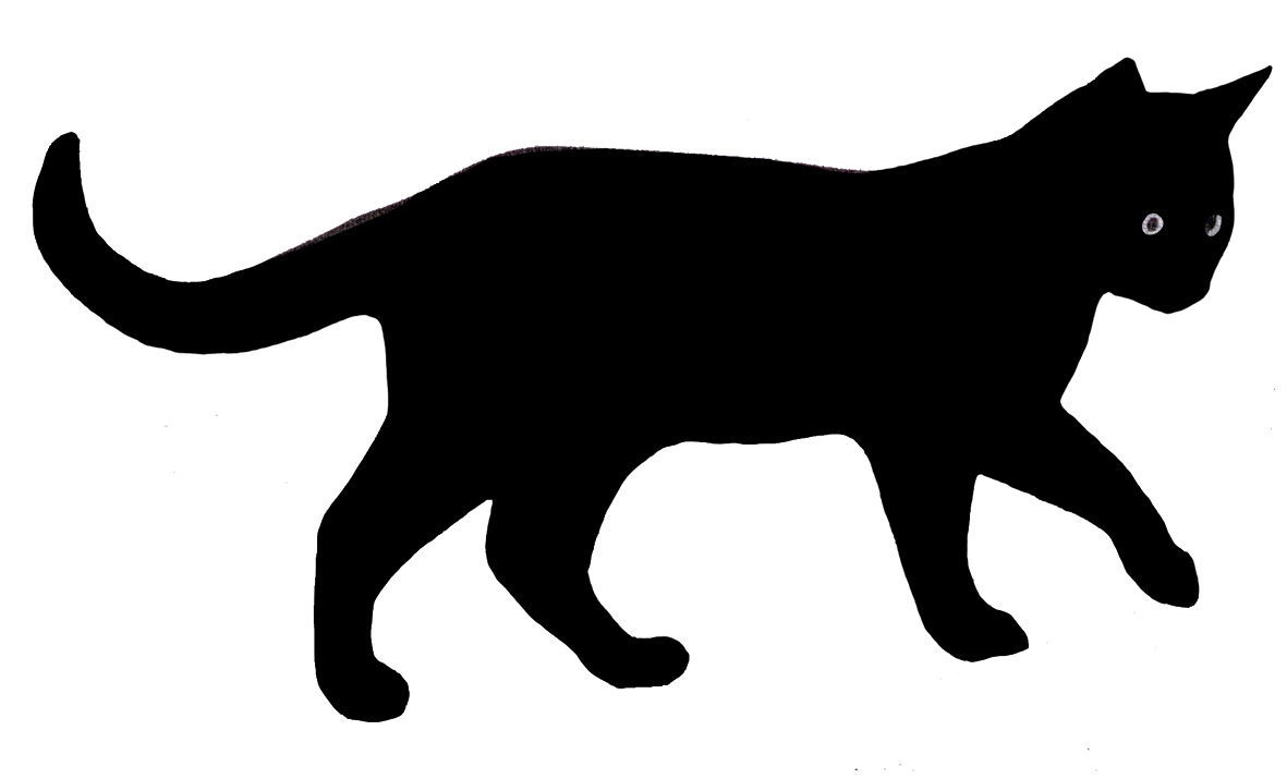 1181x715 Silhouette Drawing Cat, Picture