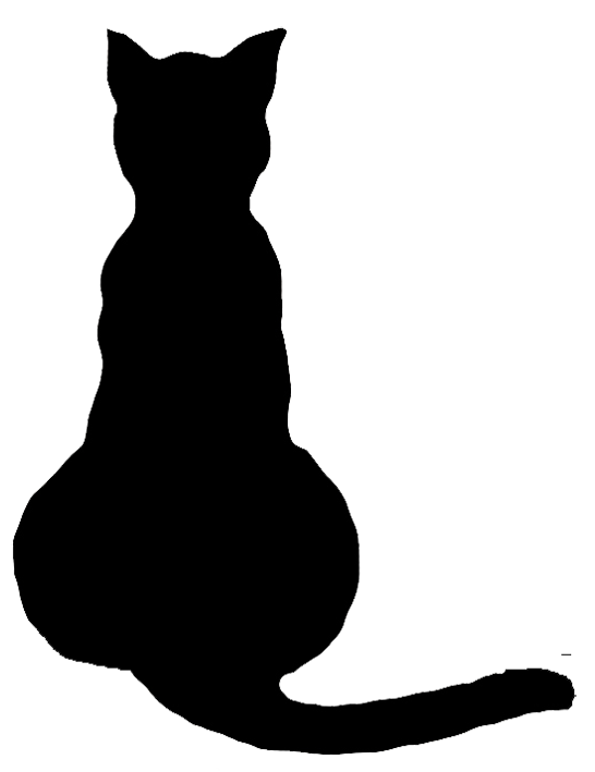 546x709 Cat Silhouette