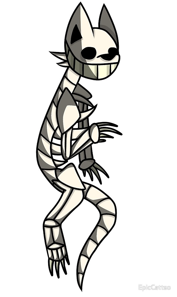 596x1000 Skeleton Cat