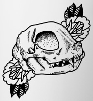 190x207 Cat Skull Two Tone Mug Spreadshirt