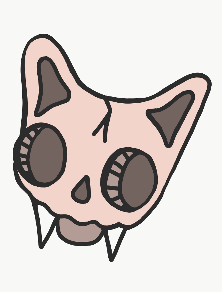 750x987 Skull Kitty Tinkers Cat Cafe
