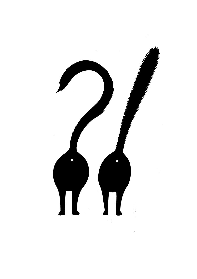 827x1169 Cat Tails Mrzyk Moriceau Cats Illustrations In Cat