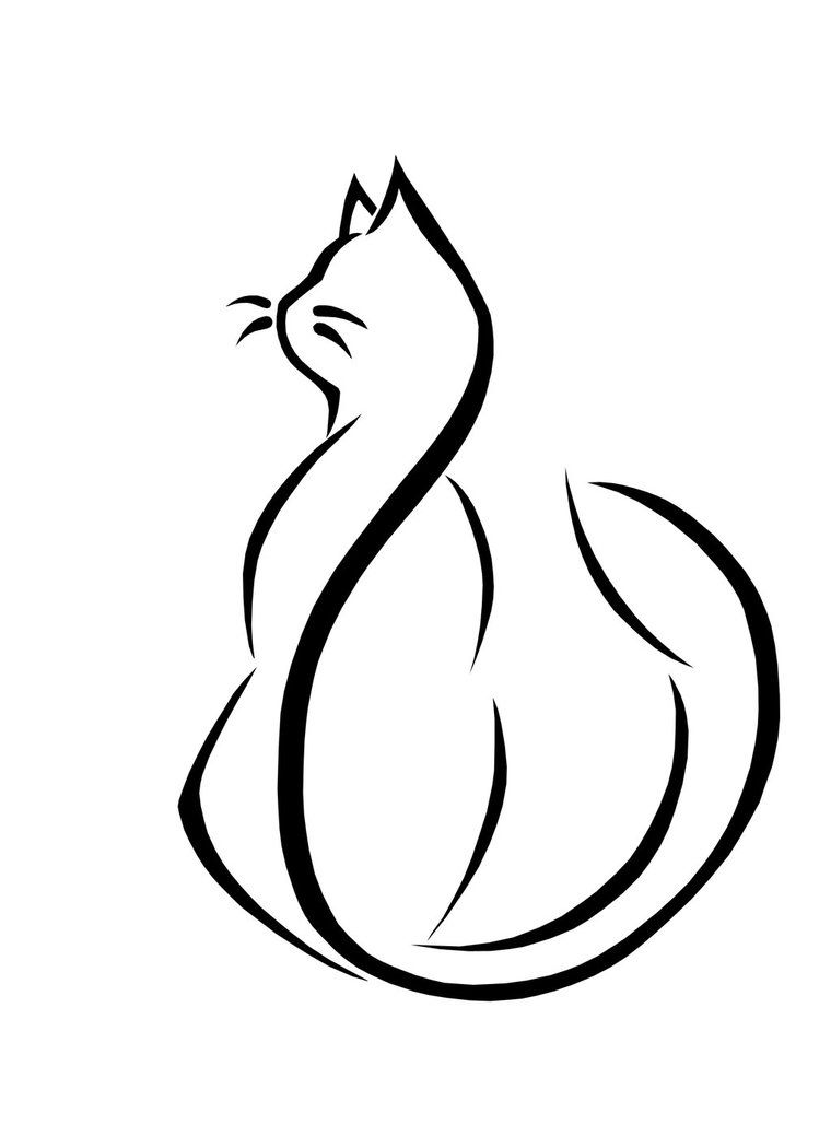 760x1050 Minimalist Cat Tattoo Art I'd Like To Wear Cat Tattoo Designs