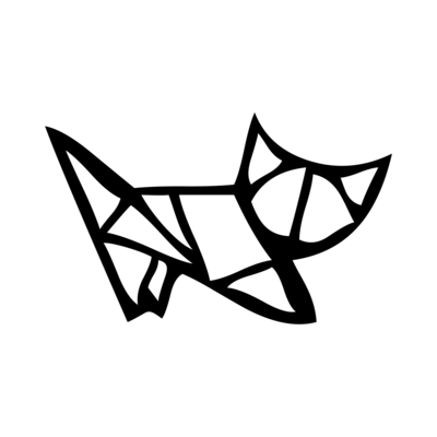400x400 Origami Cat