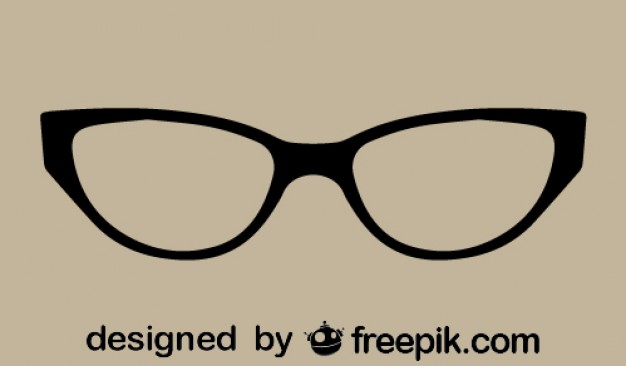 626x366 Retro Classic Cat Eye Glasses Vector Free Download