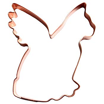 350x350 No Cat Angel With Wings Copper Cookie Cutter