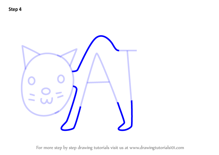 844x598 Learn How To Draw A Cat From Word Cat