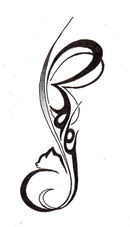 447x779 Cat Tattoos Katze, Katzen Tattoo, Tattoo