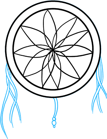 354x461 Download How To Draw Dream Catcher