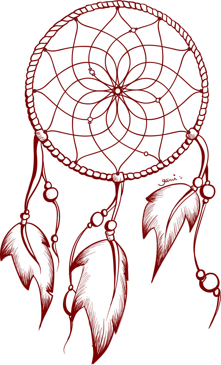 758x1252 Dream Catcher Drawings Free Image