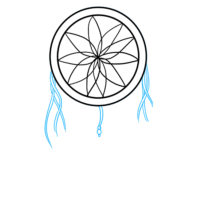 680x678 How To Draw A Dream Catcher