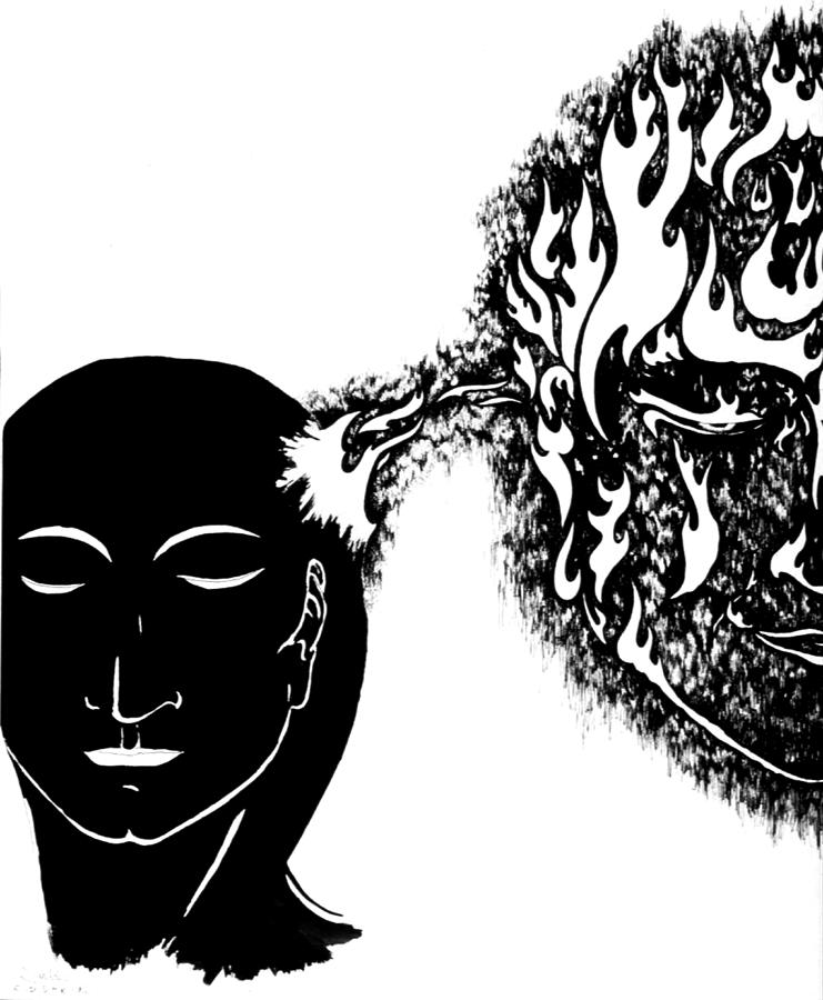 741x900 Catching It Drawing