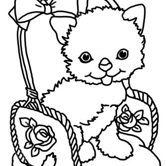 336x336 Cat Drawings And Paintings Clipart Draw Black White Bucket