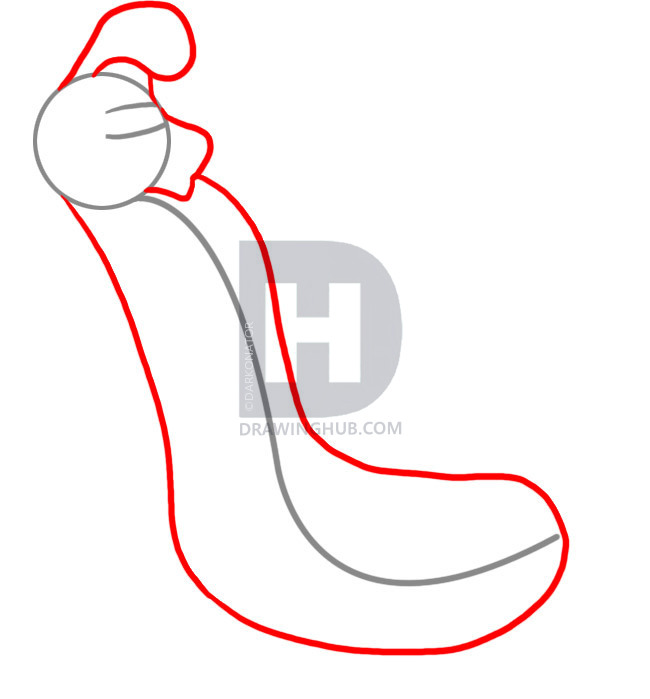 650x699 How To Draw Caterpillar, Alice In Wonderland, Step