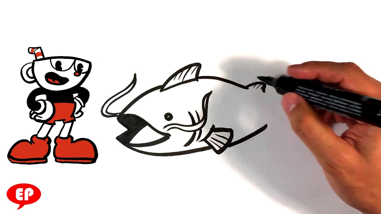 1280x720 How To Draw A Catfish