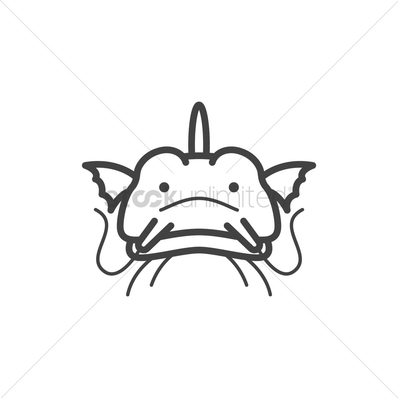 1300x1300 Catfish Vector Image