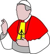 177x190 Catholic Priest Drawing Free Image