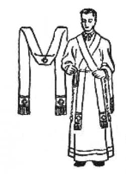 250x345 Catholic Priest Stole Clipart, Free Download Clipart