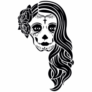 320x320 hd la calavera catrina day of the dead skull drawing
