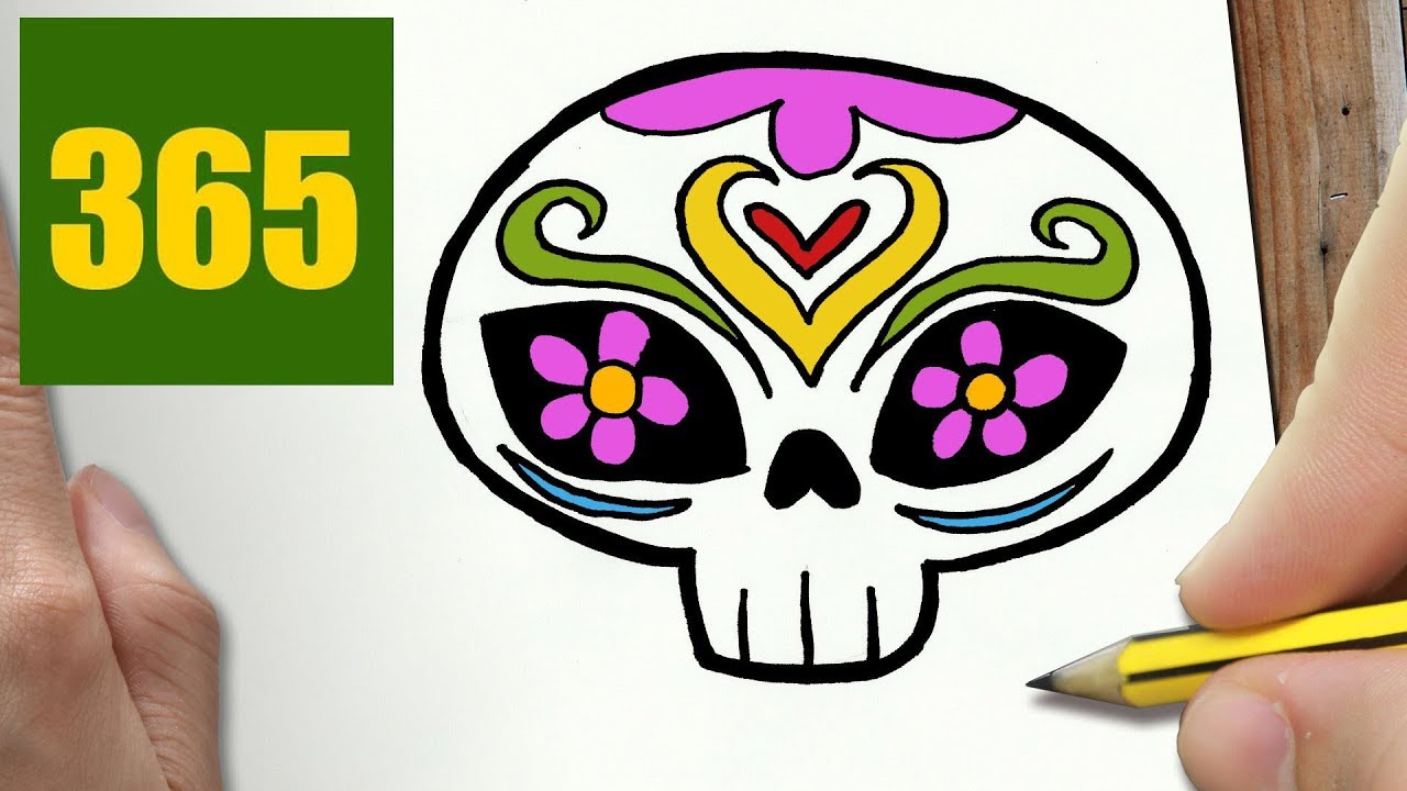 1280x720 How To Draw A Catrina Cute, Easy Step