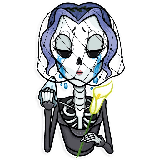 512x512 La Catrina Stickers Set For Telegram