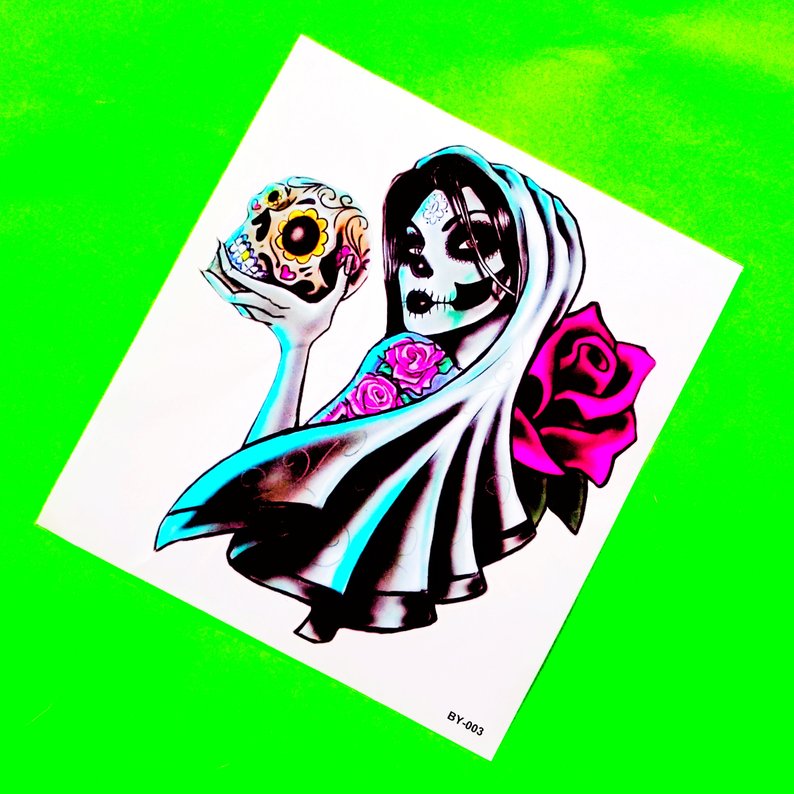 794x794 La Catrina Modern Dia De Los Muertos Day Of The Dead Sugar Etsy