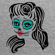 190x190 la catrina sugar girl skull calavera tot gift beanie spreadshirt