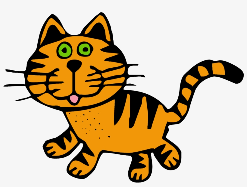 820x619 Cat, Animal, Drawing, Shape, Art, Graphics