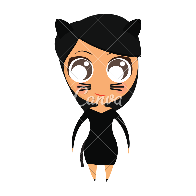 800x800 isolated catwoman cartoon