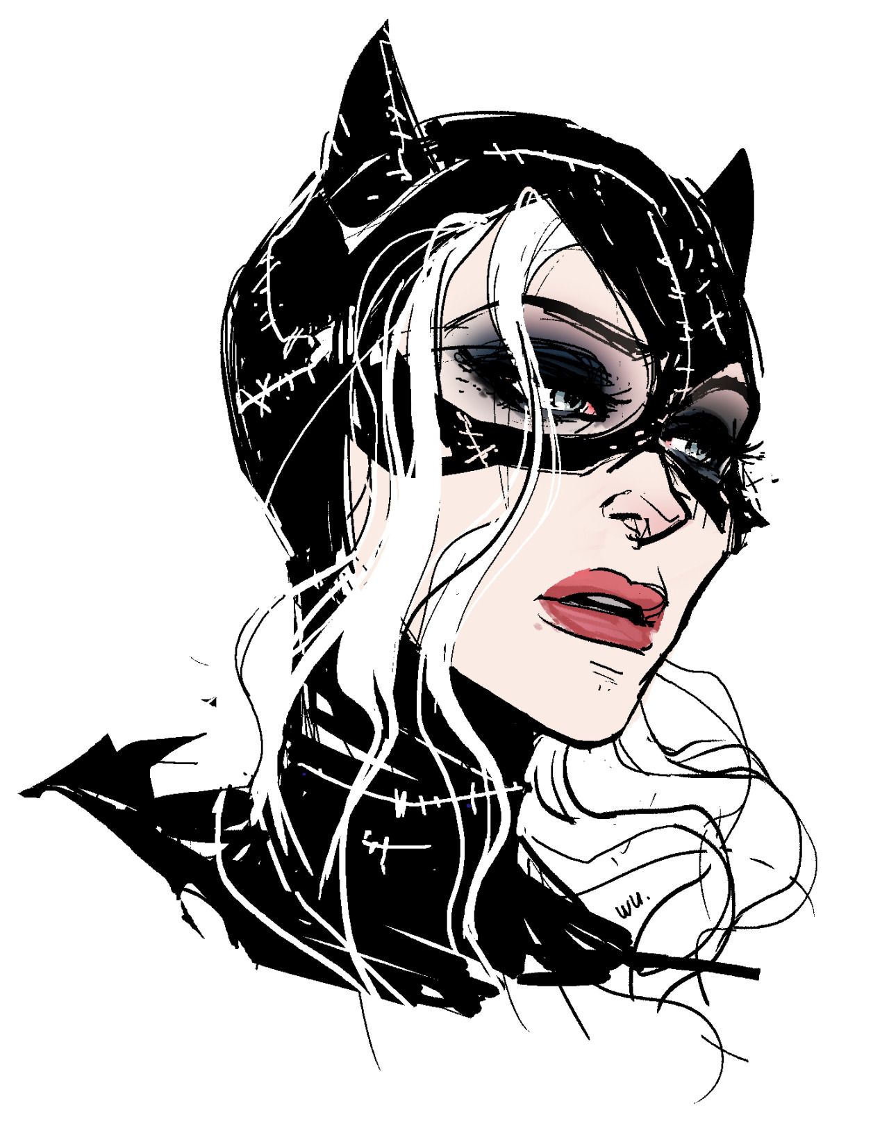1280x1631 Art Catwoman, Batman, Comics