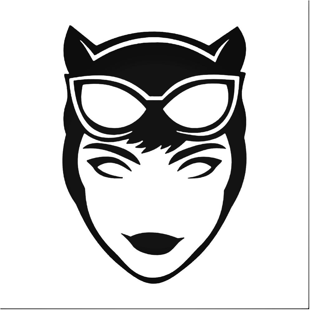 1000x1000 Batman Catwoman Decal Sticker