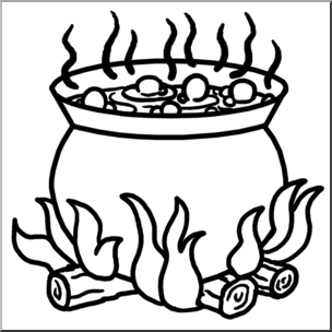 Cauldron Drawing | Free download on ClipArtMag