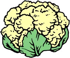 225x188 Green Cauliflower Clipart