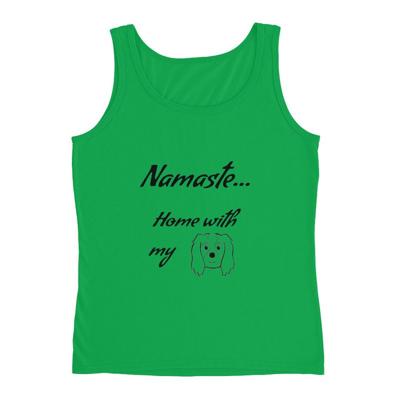 794x794 Namaste Home With My Cavalier Drawing Ladies' Tank Etsy