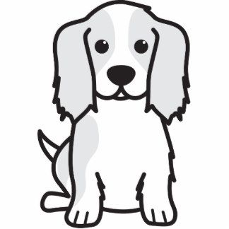 324x324 Cartoon Drawing Of Cavalier King Charles Spaniel