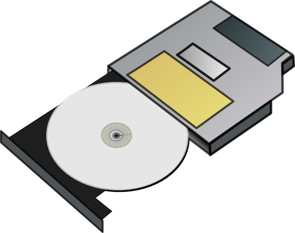 600x475 Slim Cd Drive Clip Art Free Vector In Open Office Drawing