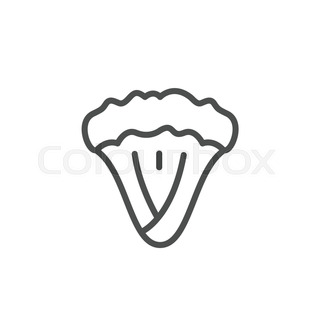 320x320 Hand Drawn Celery Over White Stock Vector Colourbox