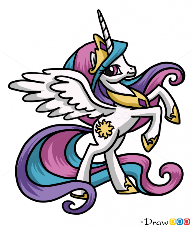 665x788 how to draw celestia, my little pony
