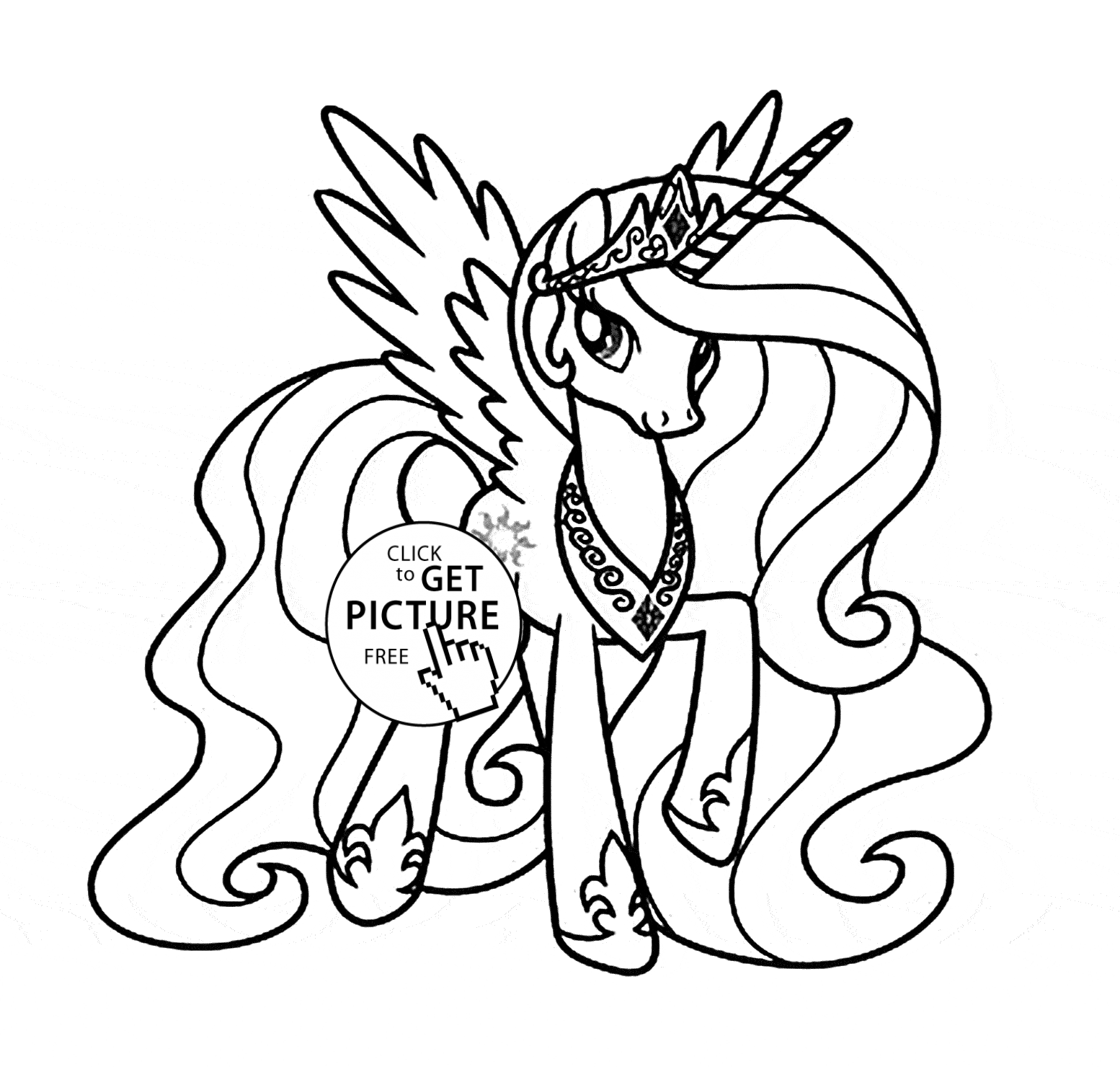 1554x1480 little girl coloring pages princess celestia my pony