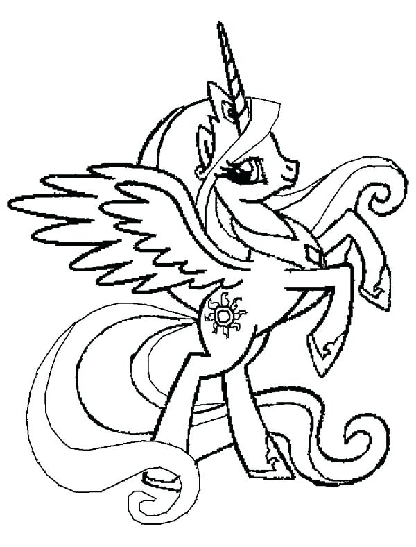 600x788 my little pony coloring pages princess celestia unique beautiful