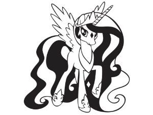 300x225 my little pony princess celestia vinyl decal embroidery vinyl