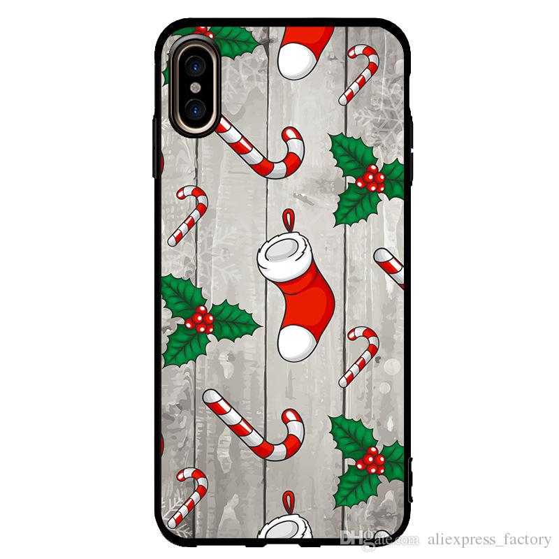 800x800 Merry Christmas Happy New Year Gifts Soft Tpu Rubber Silicone
